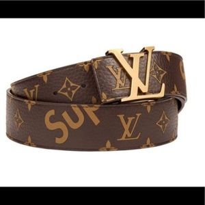 Louis Vuitton x Supreme collab belt